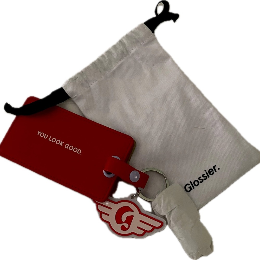 Glossier Keychain NWT - Picture 1 of 2